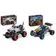 LEGO Technic Monster Jam Monster Mutt Dalmatian, Monster Truck-Spielzeug & Technic Offroad Rennbuggy, Auto-Spielzeug für Kinder