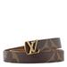 Louis Vuitton Accessories | Louis Vuitton Lv Iconic Reversible Belt Reverse Monogram Canvas Medium 90 Brown | Color: Brown | Size: Os