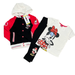 Disney Matching Sets | Girl’s Minnie Mouse 3-Piece Jacket Set Size 5 Toddler New | Color: Red | Size: 5g