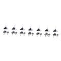 HEMOTON 7pcs Crib Bell Toy Baby Crib Rattles Crib Hanging Decoration Baby Mobile Music Baby Mobiles Crib Hanging Pendant Stroller Hanging Pendant Trolley Plaything Plush Parachute Puzzle