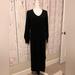 Anthropologie Dresses | Anthropologie In Loom Long Knit Sweater Dress Black Sz Large | Color: Black | Size: L