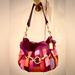 Coach Bags | Coach Mosaic Suede Bag | Color: Pink/Purple | Size: Approx 13” Wide X 11” Tall X 3” Deep