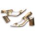 Kate Spade Shoes | * Kate Spade * White & Gold Chunky Pump T-Strapped Sandals Size 8.5 | Color: Gold/White | Size: 8.5