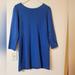 J. Crew Dresses | J.Crew Blue Knit Ponte Dress | Color: Blue | Size: M