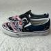 Vans Shoes | Low Top Slide On Glow In The Dark Vans Women’s Size 6.5 / Men’s Size 5 | Color: Black/Pink | Size: 6.5