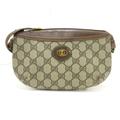 Gucci Bags | Gucci Accessory Collection, Old Gucci Shoulder Bag - Graybrown Pvcleather Women | Color: Brown/Gray/Red | Size: Os