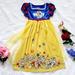 Disney Costumes | Disney Princess Girls Dress Snow White Size 4t Costume Halloween Dress Up Play | Color: Blue/Gold | Size: 4t