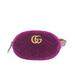 Gucci Bags | Gucci Gg Marmont Belt Bag Bum Bag 476434 Purple Velourleather Women | Color: Purple | Size: Os