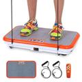 Power Fit Vibration Plate Exercise Machine, Powerfit Elite Vibration Platform, Power Plate, Body Vibration Plate for Lymphatic Drainage, Body Shaker Weight Loss - Remote, Resistance Bands & Diet Plan