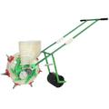 Precision Push Garden Seeder Single Row Vegetable Seeder Planter Corn Planter Seeder Adjustable Plant Spacing for Rape, Carrot, Ginseng, Spinach, Cabbage,6 mouths