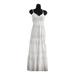 Jessica Simpson Dresses | Jessica Simpson White Crochet Ruffle Tiered Spaghetti Strap Maxi Dress Size S | Color: White | Size: S