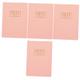 NUOBESTY 4pcs 2023 Notepad Pocket Note Book Calendar Journal Notebook Plan Supply Office Accessories Plan Accessory 2023 Academic Planner Imitation Leather Portable Pink Schedules
