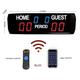 VCHICS LED Gym Timer, Wireless LED Scoreboard Display, Tabletop, Futsal Counter, Basketball, Electric, 7 Segment for Home Gym Fitness (Color : Suit F)