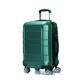 BuzToz Luggage,Carry-on 20 14-inch Cosmetic Case, Spinner Wheels, TSA Lock,Lightweight, Dark Green, 20in_Carry on with 14in Cosmetic case, Luggage,Carry-on 20-inch with 14-inch Cosmetic Case, Spinner