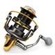 Fishing Reel Spinning Reel Large Capacity Long Distance Casting Sea Fishing All Metal Gapless Fishing Line Winder Reel Light Weight and Convenient (Size : 8000 Series)