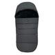 Brogtorl Universal Pushchairs Footmuff, Soft Lining & Fabric Compatible with Babyzen YOYO - Includes Carry Bag - Machine Washable (Black Black)