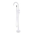 ZJYYYDS Freestanding Bathroom Tap Bath Shower Single Lever Bath Mixer Tap Shower Taps with Shower Mixer with Diverter,White hopeful