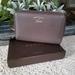 Gucci Bags | Gucci Swing Zip Around Wallet Pebbled Calf Leather In Taupe & Pink Coin Card | Color: Brown/Pink | Size: Os