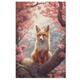 Fox Wooden Jigsaw Puzzles 1000 Pieces Jigsaw Puzzle Family Activity Jigsaw Puzzles Educational Games for Adults And Kids Age 12 Years Up （78×53cm）