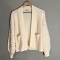 Madewell Sweaters | Last Chance Madewell Oversized Cardigan Sweater | Color: Cream | Size: Xxs - S (Oversized Fit)