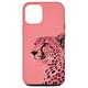 Hülle für iPhone 15 Pink Tiger Cheetah Phone Cover