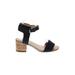 Unisa Heels: Black Solid Shoes - Women's Size 9 - Open Toe