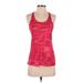 Nike Active Tank Top: Red Camo Activewear - Women's Size Small