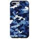 Hülle für iPhone 7 Plus/8 Plus Dark Blue And White Camouflage Pattern Phone Cover