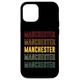 Hülle für iPhone 13 Pro Von Manchester, Retro Manchester