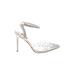 Nine West Mule/Clog: Pumps Stilleto Glamorous White Shoes - Women's Size 8 1/2 - Pointed Toe