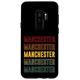 Hülle für Galaxy S9+ Von Manchester, Retro Manchester