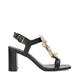 Dune Ladies MASTERED Floral Embellished Studded Block Heel Sandals Size UK 7 Block Heel Heeled Sandals