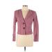 CAbi Blazer Jacket: Short Pink Solid Jackets & Outerwear - Women's Size 6