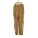 Nine West Dress Pants - High Rise: Brown Bottoms - Women's Size Large