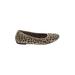 Old Navy Flats: Tan Leopard Print Shoes - Women's Size 8 - Round Toe