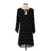 Madewell Casual Dress - Popover: Black Hearts Dresses - Women's Size Small