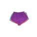 Nike Athletic Shorts: Purple Print Activewear - Women's Size Large