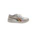 Puma Sneakers: Silver Print Shoes - Women's Size 6 - Almond Toe