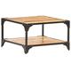 Lechnical Coffee Table 60x60x35 cm Solid Mango Wood,Coffee Table,End Table,Coffee Table Modern,Living Room Home Furniture