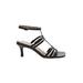 Naturalizer Heels: Black Solid Shoes - Women's Size 7 1/2 - Open Toe