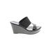 Contesa Wedges: Black Shoes - Women's Size 8