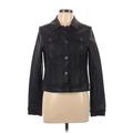 White House Black Market Jacket: Short Black Print Jackets & Outerwear - Women's Size 10