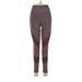 Victoria's Secret Pink Active Pants - Mid/Reg Rise: Burgundy Activewear - Women's Size Medium