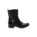 MICHAEL Michael Kors Ankle Boots: Black Print Shoes - Women's Size 9 - Round Toe
