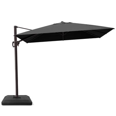 9 x 11 ft Crestlive Products Outdoor Patio Umbrella Cantilever Offset with Base