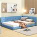 Modern Upholstered Tufted Platform Bed, Modern Wood Bed Frame w/Wood Slats Support, No Box Spring Required&Easy to Assemble