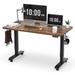 Electric Height Adjustable Standing Desk, 48x24 Inches, Ergonomic Home Office Sit/ Stand Up Desk