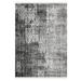 Black/Gray 119 x 40 x 1 in Area Rug - Rugpera Vasag Grey & Anthracite Color Abstract Design Carpet Machine Woven Polyester & Cotton Yarn Area Rugk Metal | Wayfair