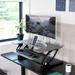 Vivo Standing Desk Converter DESK-V000V Series Wood/Metal in Gray/Black | Wayfair DESK-V000VG