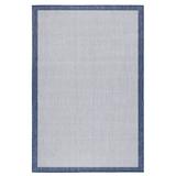 Gray 32 x 20 x 1 in Area Rug - Latitude Run® Marquas Plain Design Navy Blue Grey Carpet Machine Made Polypropylene Jute/Sisal Area Rug Metal | Wayfair